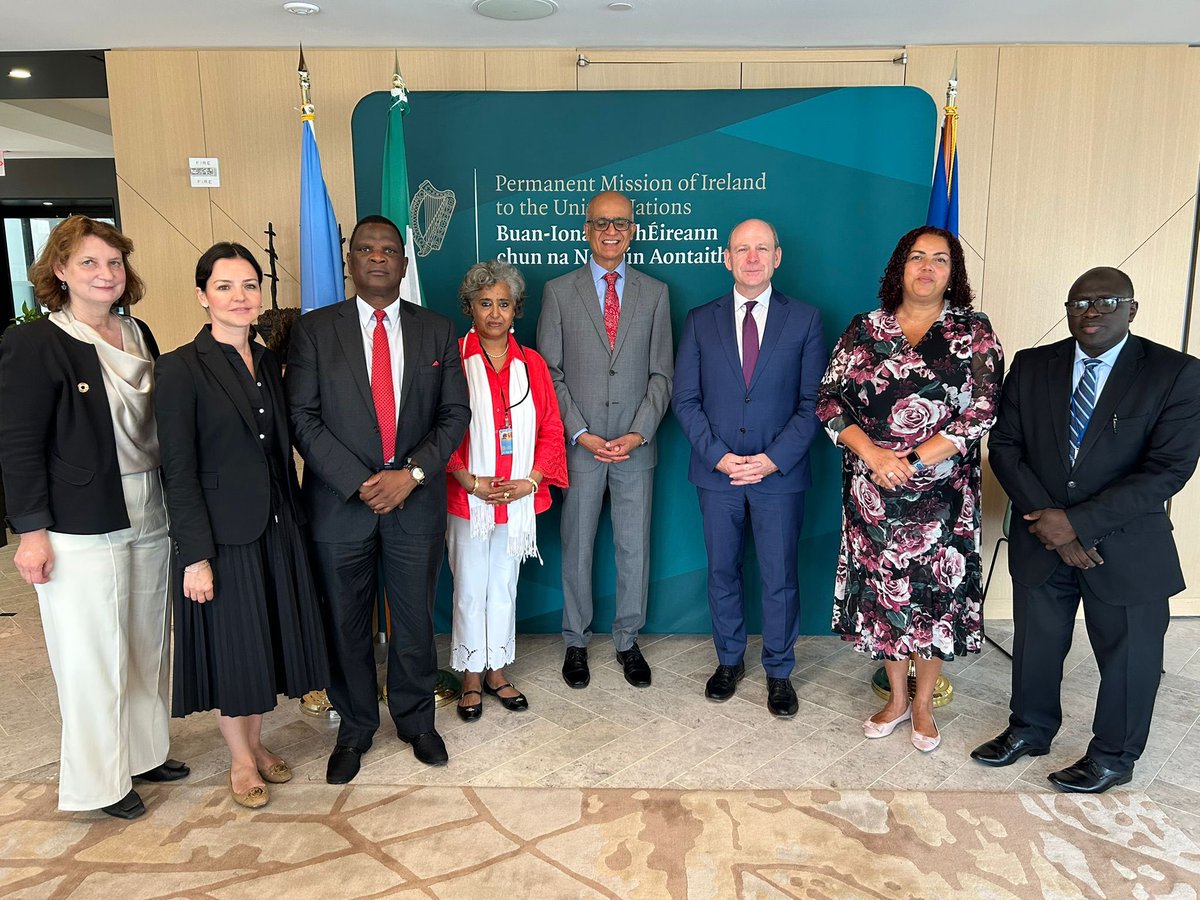 IrishMissionUN's tweet image. Today, 🇮🇪 @IrelandAmbUN was pleased to welcome 🇨🇻 🇪🇷 🇬🇲 🇲🇼 🇦🇹 and the Managing Director of the 🇺🇳 UN Technology Bank for Least Developed Countries, Mr Deodat Maharaj.
The @UNTechBank aims to use Science, Technology & Innovation to accelerate progress for LDCs towards the #SDGs.