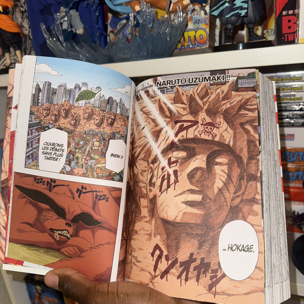 J’ai reçu le dernier tome de l’édition Hokage de Naruto. Mais regardez les dernières pages du tome en couleurs s’il vous plaît. La beauté…