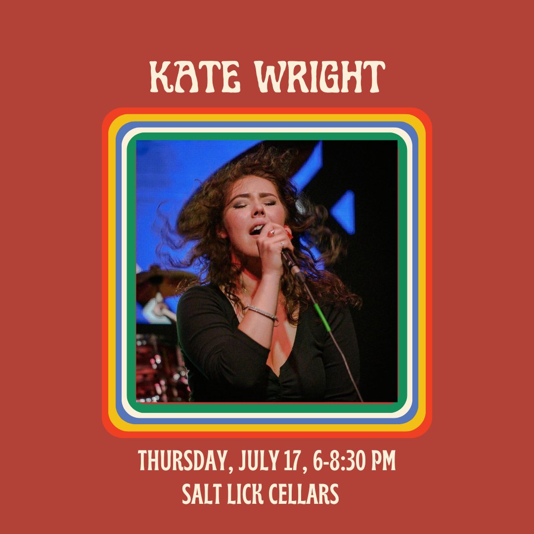 Kate Wright brings the music to the deck this Thursday. Bring your crew for a fun night out in Driftwood!