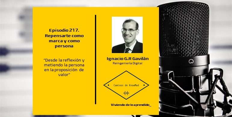 Ignacio G.R. Gavilán (@igrgavilan) on Twitter photo Hoy me toca conducir el episodio semanal de <a href="/caminos_knowmad/">caminosdeknowmad</a> en esta ocasión titulado "Repensarte como marca y como persona" open.spotify.com/episode/0ijOIU… #freelance #MarcaPersonal #ProposicionValor #Reflexion #Reinvencion #posicionamiento #estrategia Hoy me toca conducir el episodio semanal de <a href="/caminos_knowmad/">caminosdeknowmad</a> en esta ocasión titulado "Repensarte como marca y como persona" open.spotify.com/episode/0ijOIU… #freelance #MarcaPersonal #ProposicionValor #Reflexion #Reinvencion #posicionamiento #estrategia