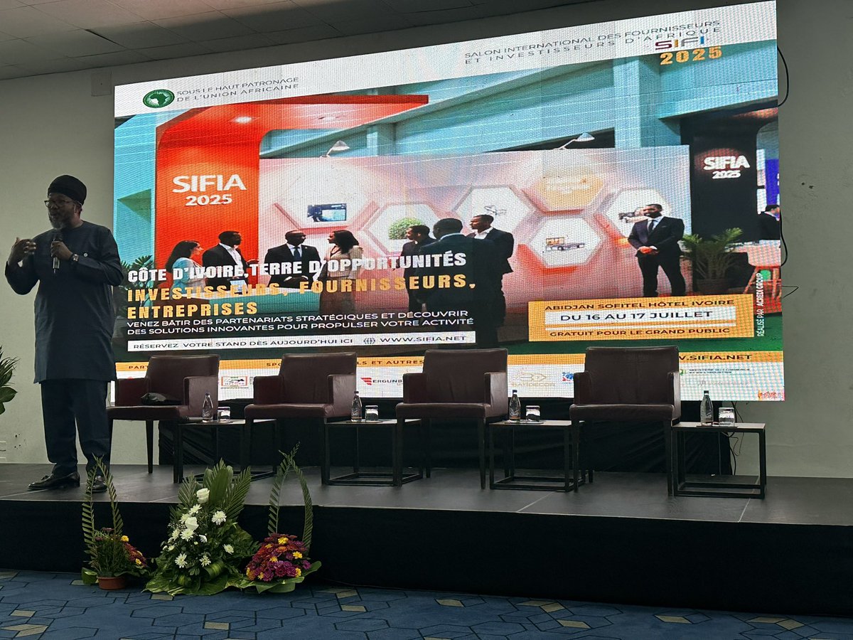 Büyükelçimiz Deniz Erdoğan Barım, Abidjan SİFİA 2025 Fuarında Türk firmaların standlarını Fildişili yetkililerle ziyaret ederek basına mülakat vermiştir.