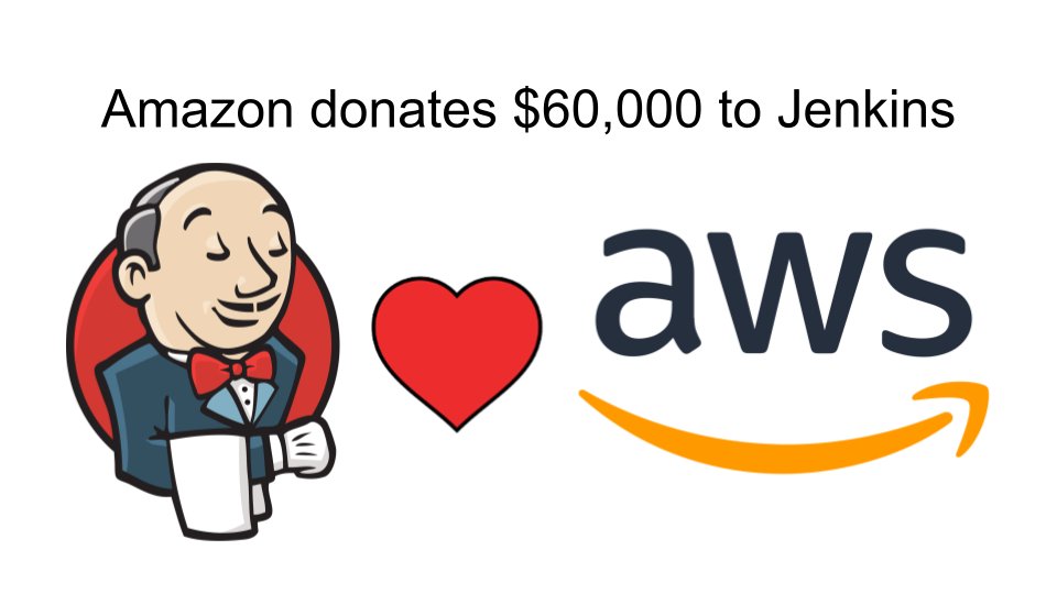 jenkinsci's tweet image. 🫶 @awscloud continues to provide consistent, reliable, and scalable services for Jenkins. We are grateful to them for their continued donation and support! Read on 👉 jenkins.io/blog/2025/07/1…