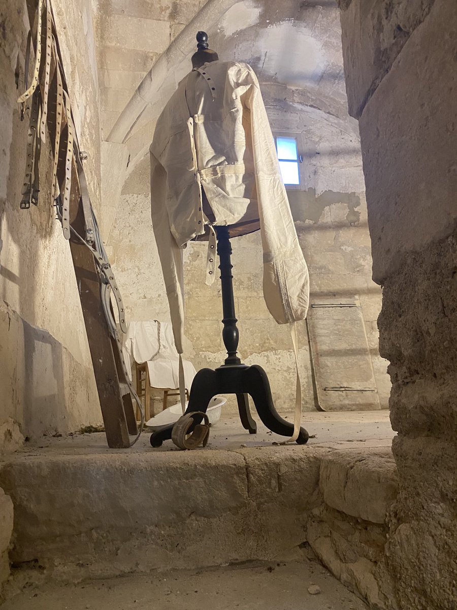 No pads within this cell from the 1860’s , but the chilling effect is just the same.