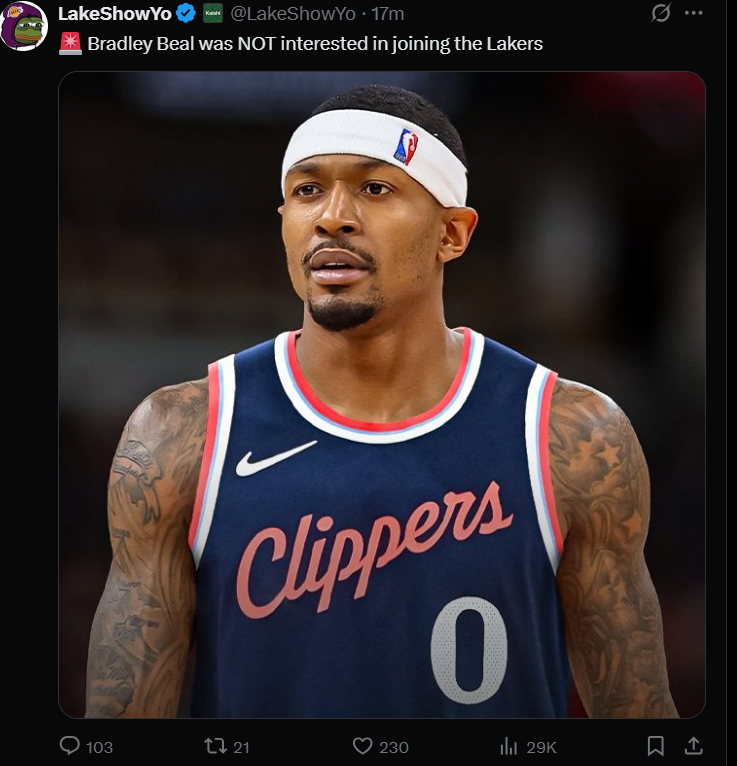 TuffTalk24's tweet image. He probably doesn't want to deal with actual expectations on a night to night basis