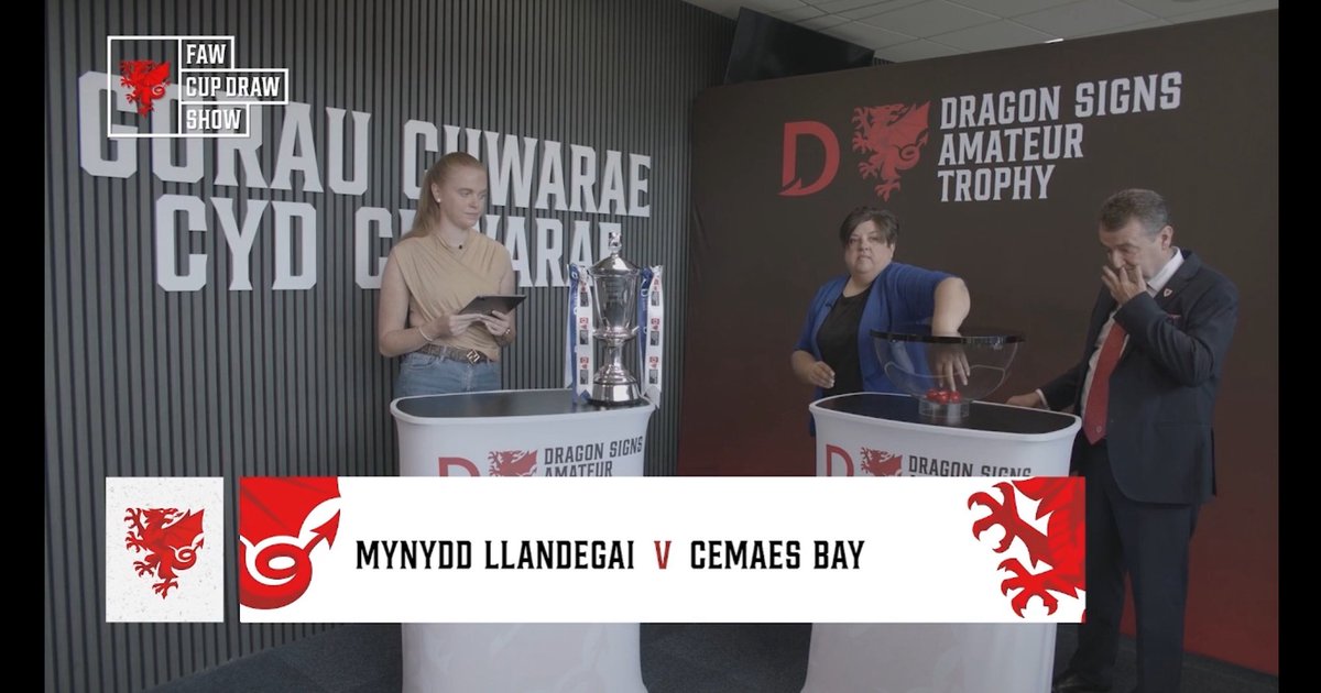 🏆TLWS AMATUR CBDC/FAW AMATEUR TROPHY🏆

Mi fydd y tîm cyntaf yn chwarae adra yn erbyn Cemaes Bay yn Rownd Rhagbrofol Cyntaf Tlws Amatur CBDC.

———————————————

The first team will be playing at home against Cemaes Bay in the Dragon Signs Amateur Trophy First Qualifying Round.