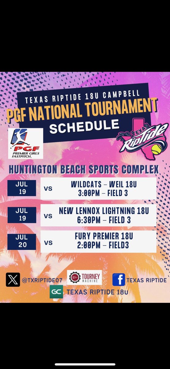 Last one of the summer! 
<a href="/TxRiptide07/">TEXAS RIPTIDE</a> <a href="/SamCamp50/">Sam Campbell</a> 
<a href="/GoShockersSB/">Wichita State Softball</a> <a href="/CoachBredbenner/">Kristi Bredbenner</a> <a href="/eeconomon/">Coach E</a> <a href="/EastonHerring/">Easton Herring</a> <a href="/CourtOliver24/">Courtney Oliver Elkins</a> <a href="/LSASoftball/">LSA Softball</a>