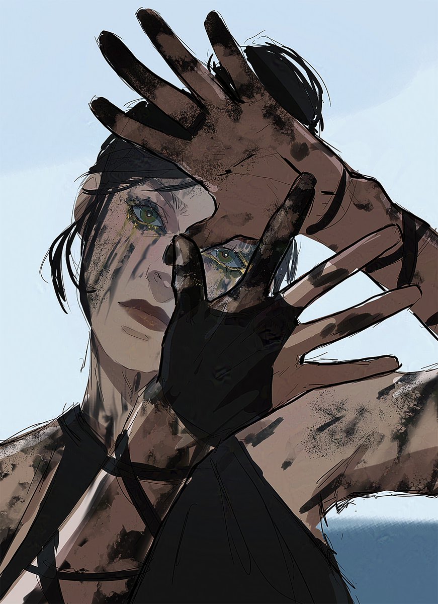 Slackdzove's tweet photo. Speedsketch 
Tomorrow
#ds2 #DeathStranding2 https://t.co/aEgZ1Zuv9Q