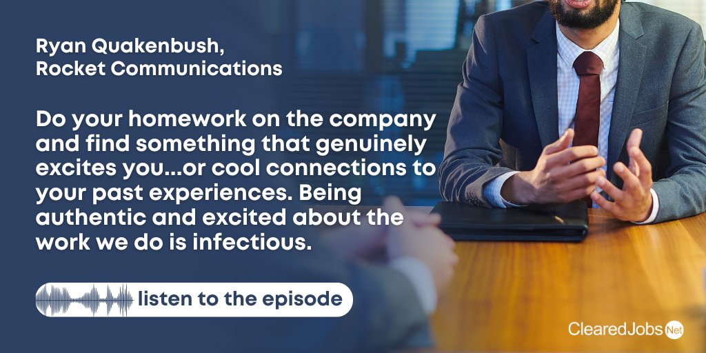 ClearedJobsNet's tweet image. Ryan Quakenbush shares how @RocketUXDesign supports its employees through a people-first culture, remote work perks, &amp;amp; meaningful contributions to the space community. Plus, hear how authenticity matters in their hiring process. Listen to the podcast: clearedjobs.net/rocket-communi…