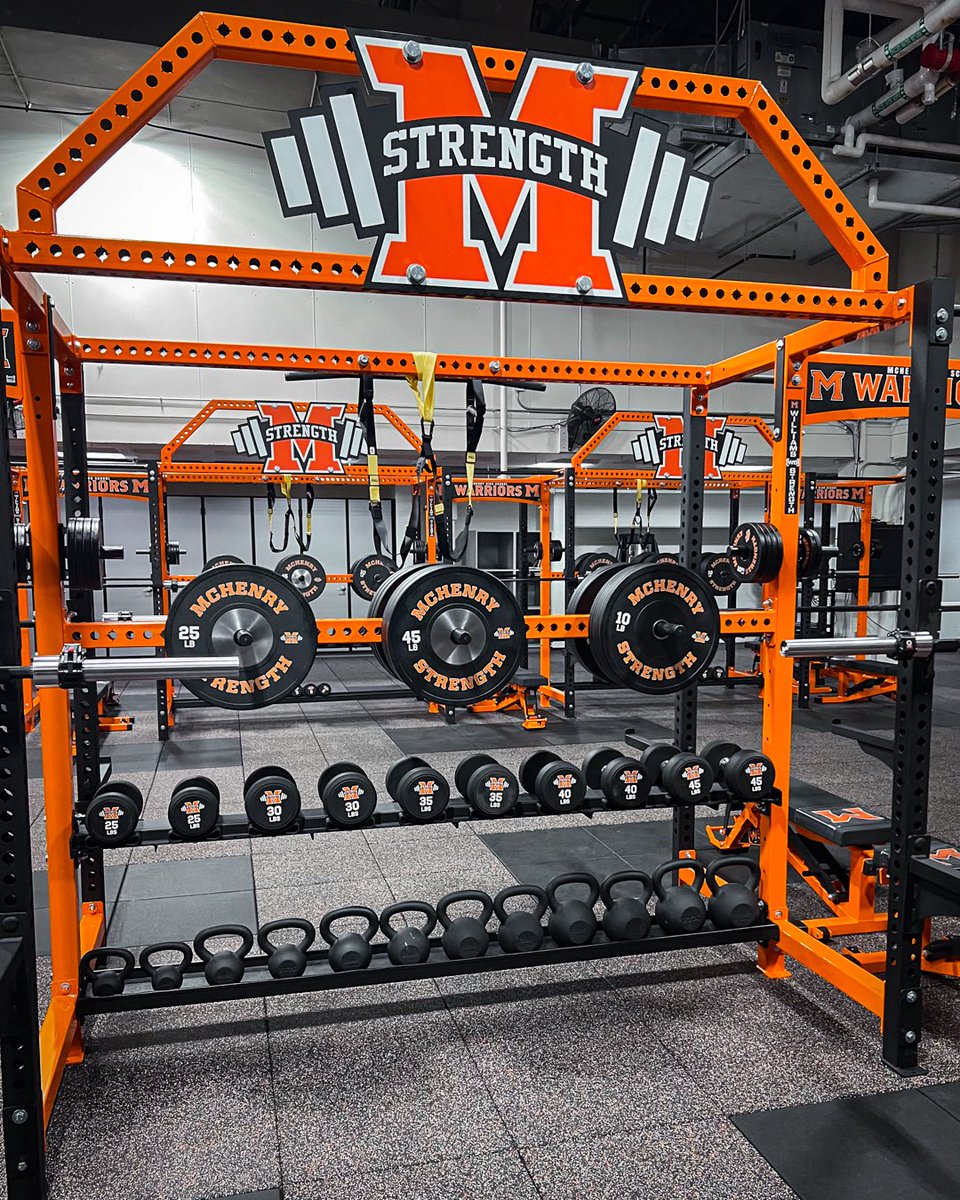 willsstrength's tweet image. McHenry High School’s Force Racks Additions.