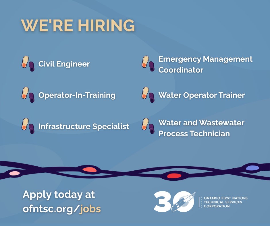 OFNTSC is hiring!

We’re looking to add to our team across multiple fields — from finance, housing and infrastructure, to emergency management and more!

Explore all current openings at ofntsc.org/jobs