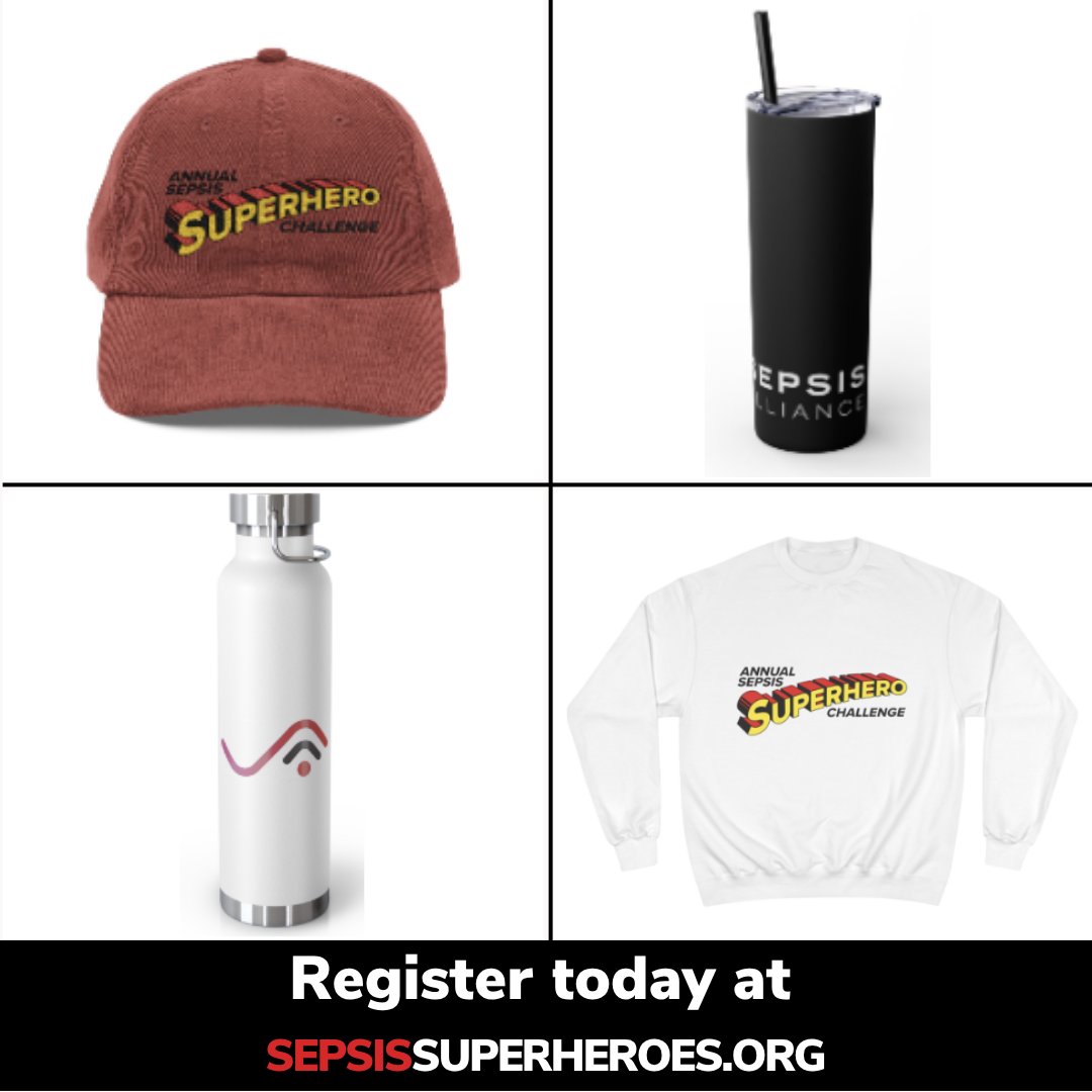 Hey there, Sepsis Superhero! Have you joined the 9th Annual Sepsis Superhero Challenge yet? If not, what are you waiting for?! ⏰

Not only will you be supporting a fantastic cause, but you’ll also have the chance to earn exclusive incentives when you reach certain fundraising