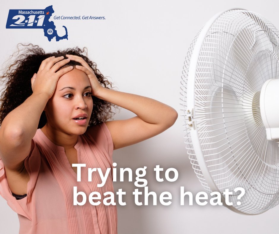 Mass_211's tweet image. Did you know Mass211 can help you locate cooling shelters when it's hot? We're here to help 24/7 with all the health and human services resources you need.
Dial 211 from any phone in Massachusetts, 📲 or search by zipcode on our website, mass211.org. 🔎