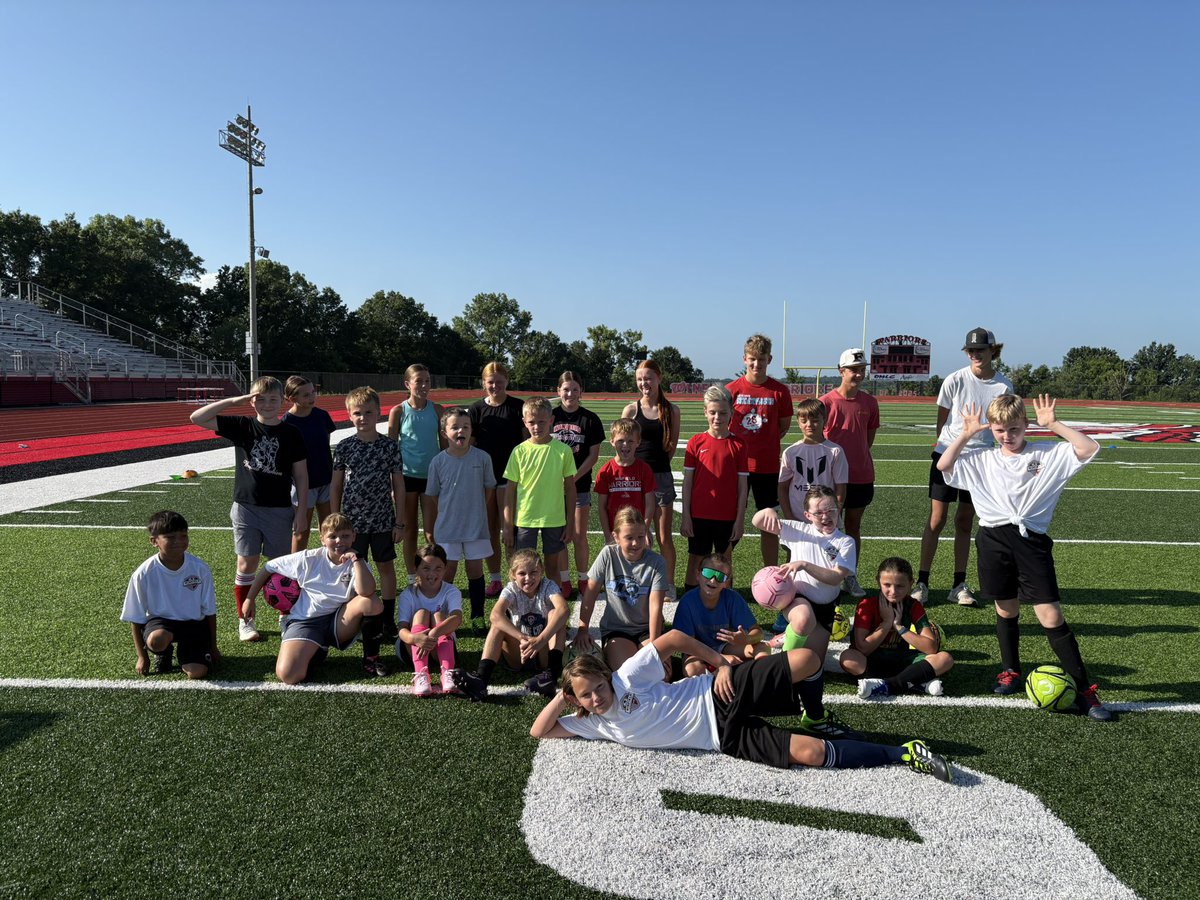 Had a great week hosting our youth camp. Thank you to all the campers who braved the heat.  Thank you to all the high school helpers and thank you to Coach Gorski and Rutledge for all your help. We ended can’t with a water balloon and popsicles. It’s a great day to be a warrior.