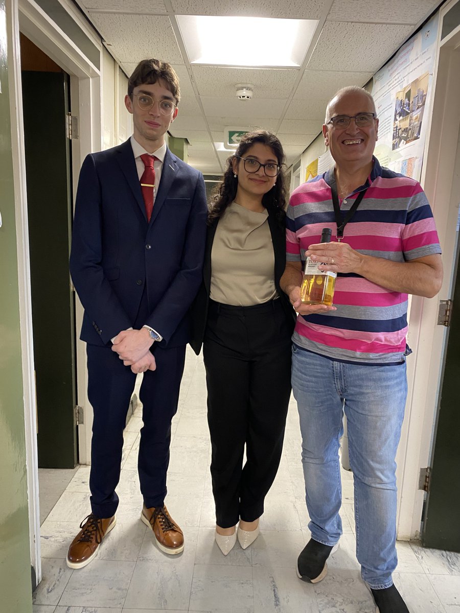 ITS GRADUATION DAY!! Congrats to our brilliant students and especially to team member Adam Potts, pictured here with team alumnus (there is no escape!)- Dimitra Ivanova. Good luck Guys!!!