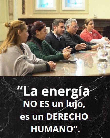 El gobierno decidió abandonar a las familias y a los electrodependientes. 
Para ellos la electricidad es vida. 
El Estado no debe hacer nada ni gastar un centavo. 
La ley es clara. Sólo hay que respetarla.
Es necesario que las comisiones de: Energía y Combustible que preside