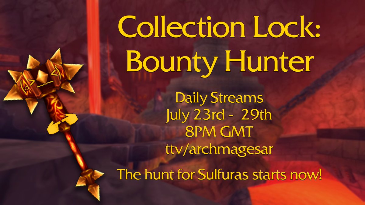 archmagesar's tweet image. The summer holidays are rapidly approaching soooo... It's time to go full insane collector mode!
Every day, for a whole week, at 8PM GMT!
Starting July 23rd
All collectors welcome 😘
