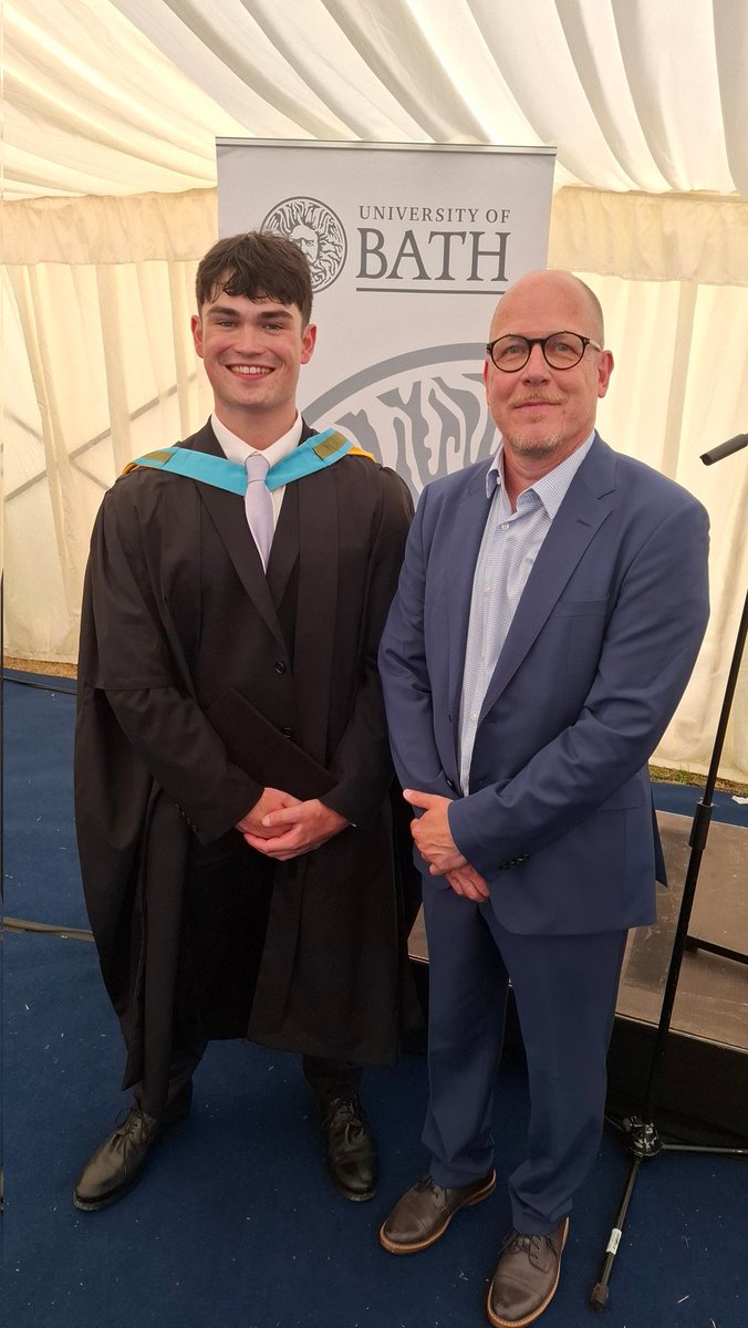 This year's Aki Salo #prize #winner for the best MSci in Sport and Exercise Science #graduate at the <a href="/UniofBath/">University of Bath</a> is Zak Sheehy.
Congratulations Zak, really well done 👏👏👏