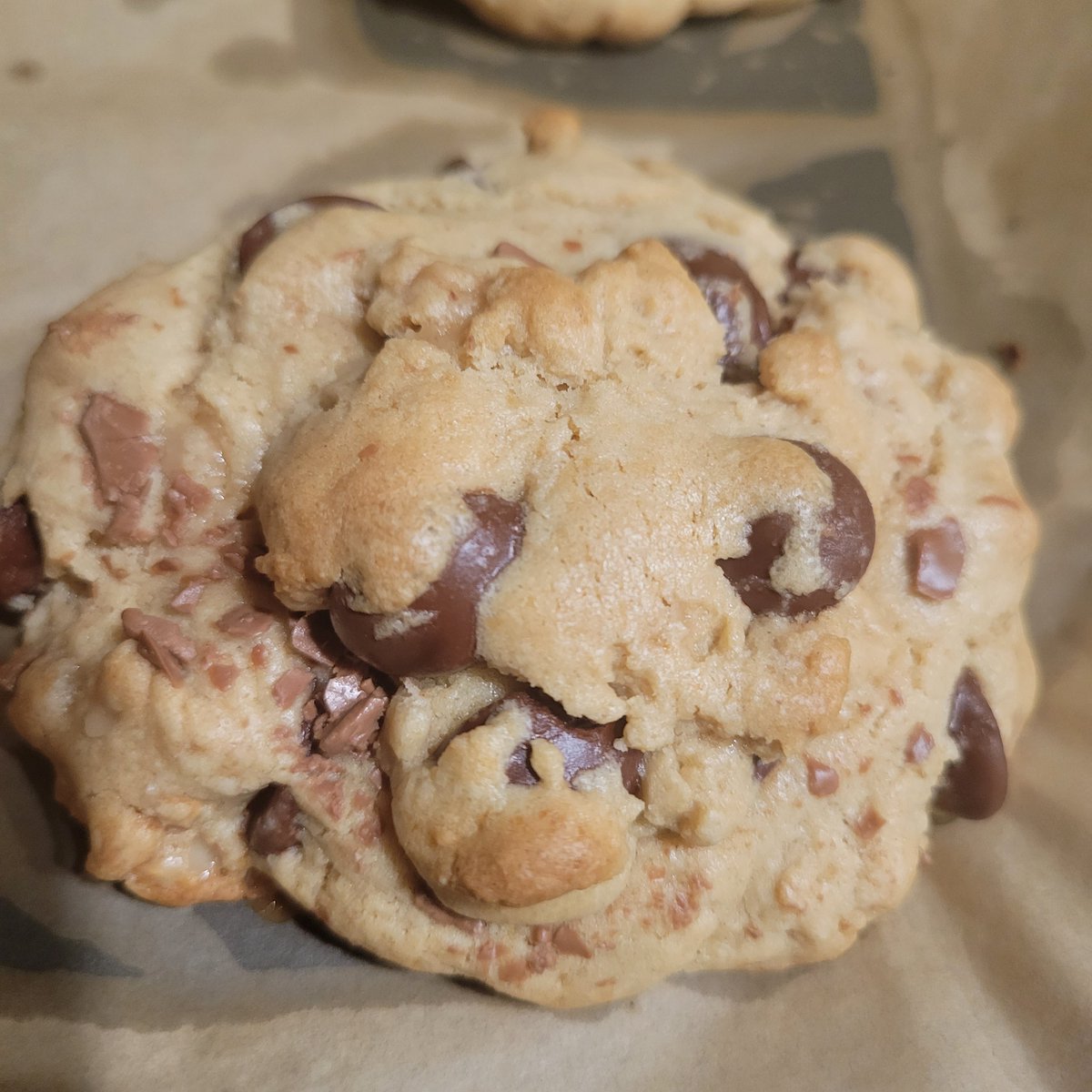5th Gen Memefare (Rowan) (@5gmemefare) on Twitter photo I made these cookies from Sonny's recipe last night, and they are the bomb! 
I think he would say that I overbaked them, but they're perfect for me!
Soft, crumbly, and melty on the inside. One cookie is practically a meal 🤣😍 I made these cookies from Sonny's recipe last night, and they are the bomb! 
I think he would say that I overbaked them, but they're perfect for me!
Soft, crumbly, and melty on the inside. One cookie is practically a meal 🤣😍
