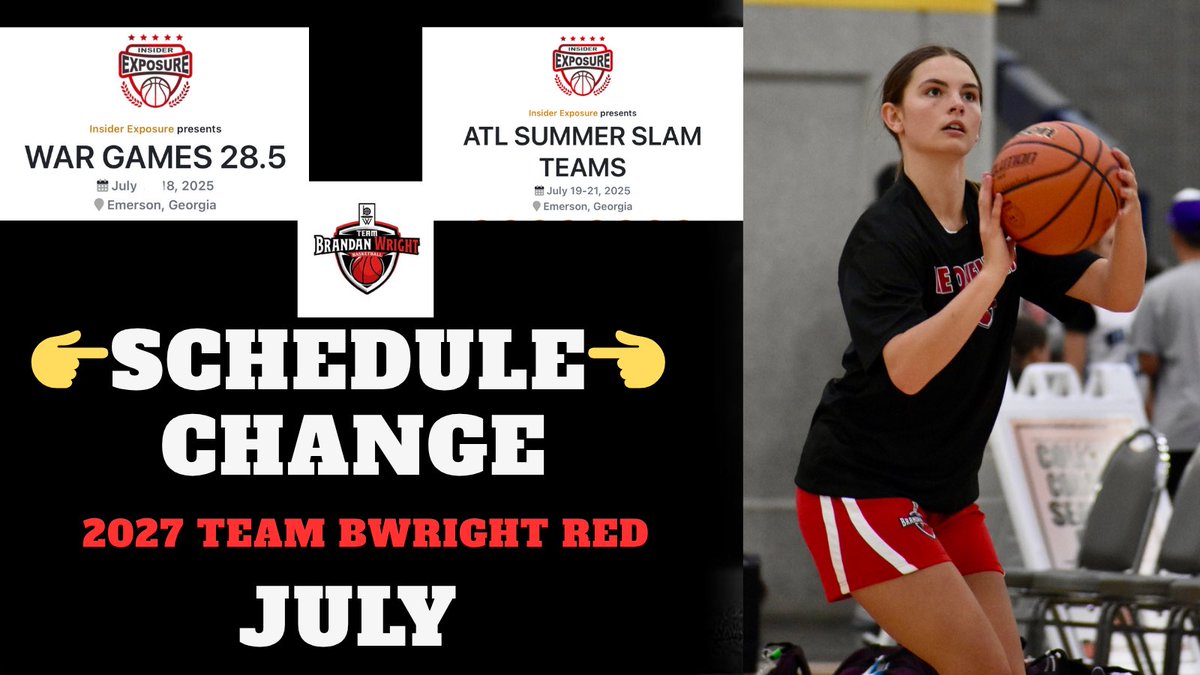 Emma Savage (@emmaesavage) on Twitter photo Excited to get back with <a href="/TBWexposure/">Team Brandan Wright</a>
for our last tournament in Georgia
<a href="/CoachK_22/">Keri O’Neal</a> <a href="/GreenHillWBB/">Green Hill Lady Hawks</a> Excited to get back with <a href="/TBWexposure/">Team Brandan Wright</a>
for our last tournament in Georgia
<a href="/CoachK_22/">Keri O’Neal</a> <a href="/GreenHillWBB/">Green Hill Lady Hawks</a>