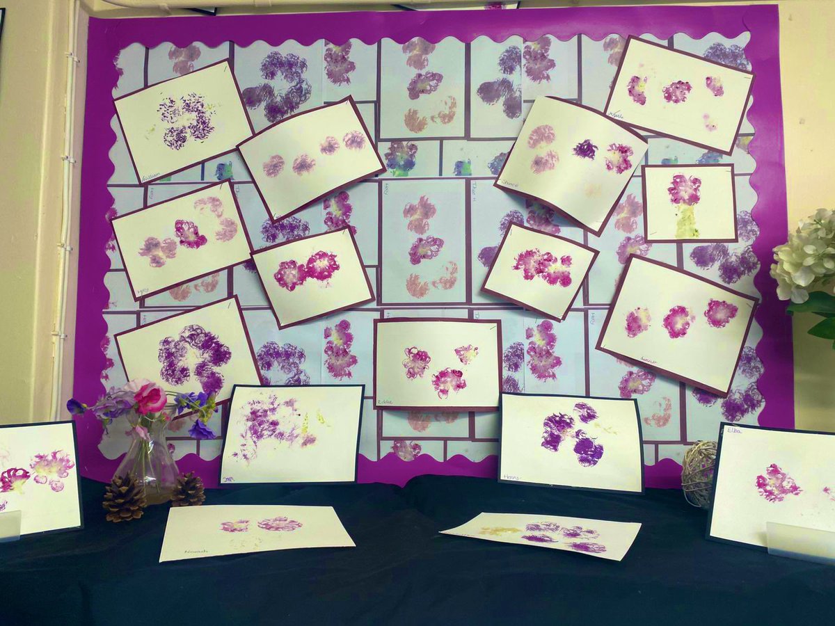LisieDavies's tweet image. Such a stunning display from our Year 2 children at @RodbourneCheney where they explored ‘flower pounding’ as part of their art learning. They’ve created some truly unique and beautiful pieces of art 💜🌺
#primaryart #edutwitter #creativecurriculum