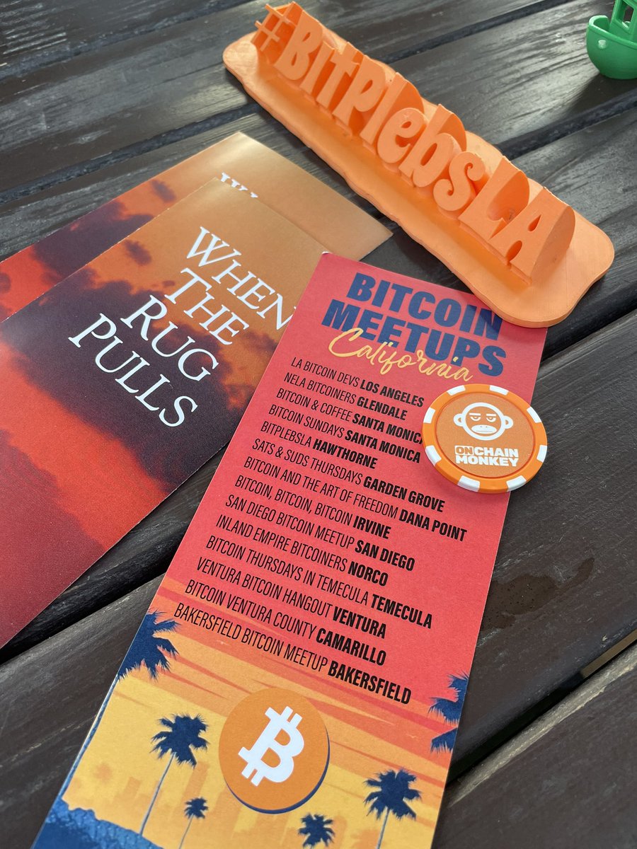 LakerCryp27's tweet image. Bitcoin🟧, IRL Meetups, & PHriend’z.
Hung out with @TheShakeMachine at @BitPlebsLA last night. @orangepillapp 🤝. !RISE @OnChainMonkey .