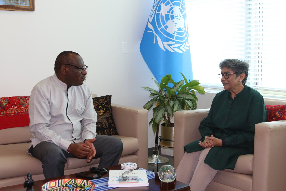 Excellent meeting <a href="/claverGatete/">Claver Gatete</a>, Executive Secretary of <a href="/ECA_OFFICIAL/">ECA</a>. <a href="/UNOHRLLS/">UN-OHRLLS</a> deeply values UNECA’s  partnership &amp; commitment to supporting vulnerable countries. I look forward to working closely as we head toward #LLDC3 in Awaza!