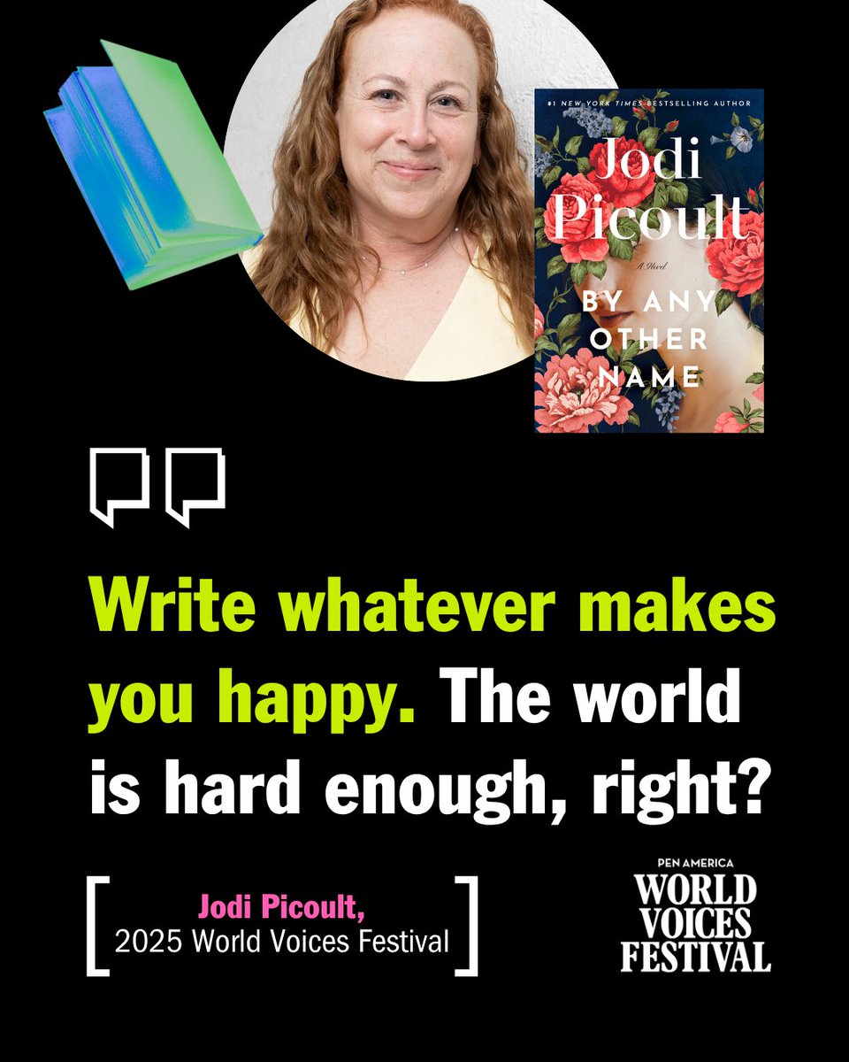 At #PENWorldVoices 2025, author Jodi Picoult joined Fiona Davis for a panel moderated by Adriana Trigiani about “women’s fiction,” a nonexistent genre women writers are often pigeonholed into and dismissed. Read the full rundown here: pen.org/for-women-writ…