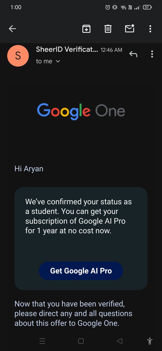 dovbyyk's tweet photo. @GoogleIndia @GeminiApp My uni id got verified but still I am getting this error https://t.co/SkE9f2CW1e