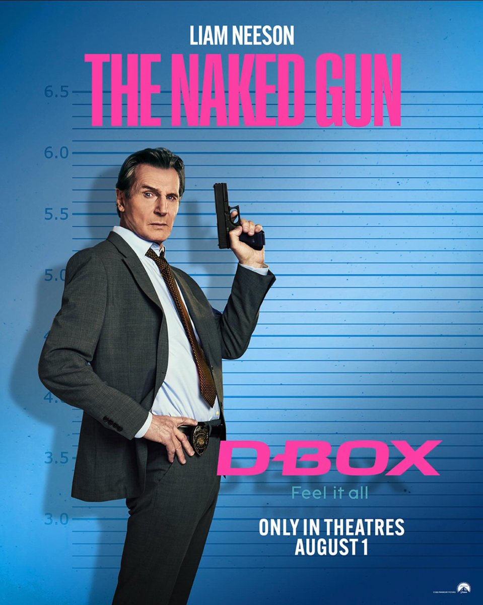 MovieCrazyP's tweet image. Liam Neeson en el poster de #TheNakedGun exclusivo de #DBox.

@ParamountMexico presenta ¿#YDóndeEstáElPolicía?, la película más importante de #YDóndeEstáElPolicía desde las otras películas de ¿Y Dónde Está el Policía?, 31 de julio en cines.

💻 moviecrazyplanet.com/?p=14185