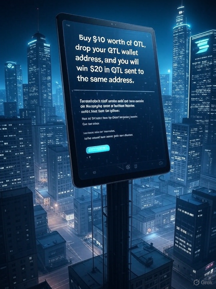 quantolock's tweet image. 🚨 ALERT: AIRDROP ON! 🚨

Buy $10 worth of QTL, drop your QTL wallet address, and you will win $20 in QTL sent to the same address!

💥 Don’t miss out – this is your chance to double your QTL instantly!
📩 Comment your wallet address below to collect your AIR DROP now!
