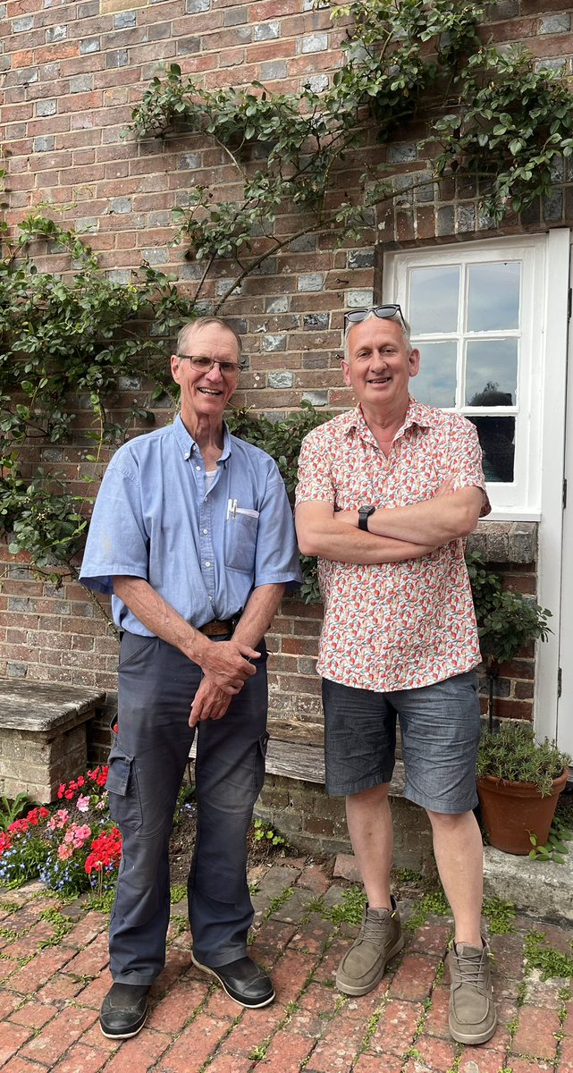 1940Andy's tweet image. An amazing day visiting the Lee Miller archive @FarleysHG and privileged to be shown around by Antony Penrose, son of Roland Penrose and Lee Miller. Turns out we were acquainted long ago, in 1970 - when I probably had no idea who Lee Miller was! WHAT a day! WHAT an archive! 😳
