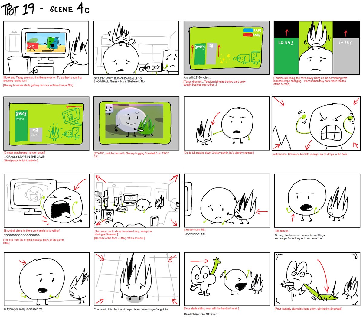 polypawns's tweet image. All my storyboards I did for TPOT 19 (Spoilers obv) 🧵
Scene 4