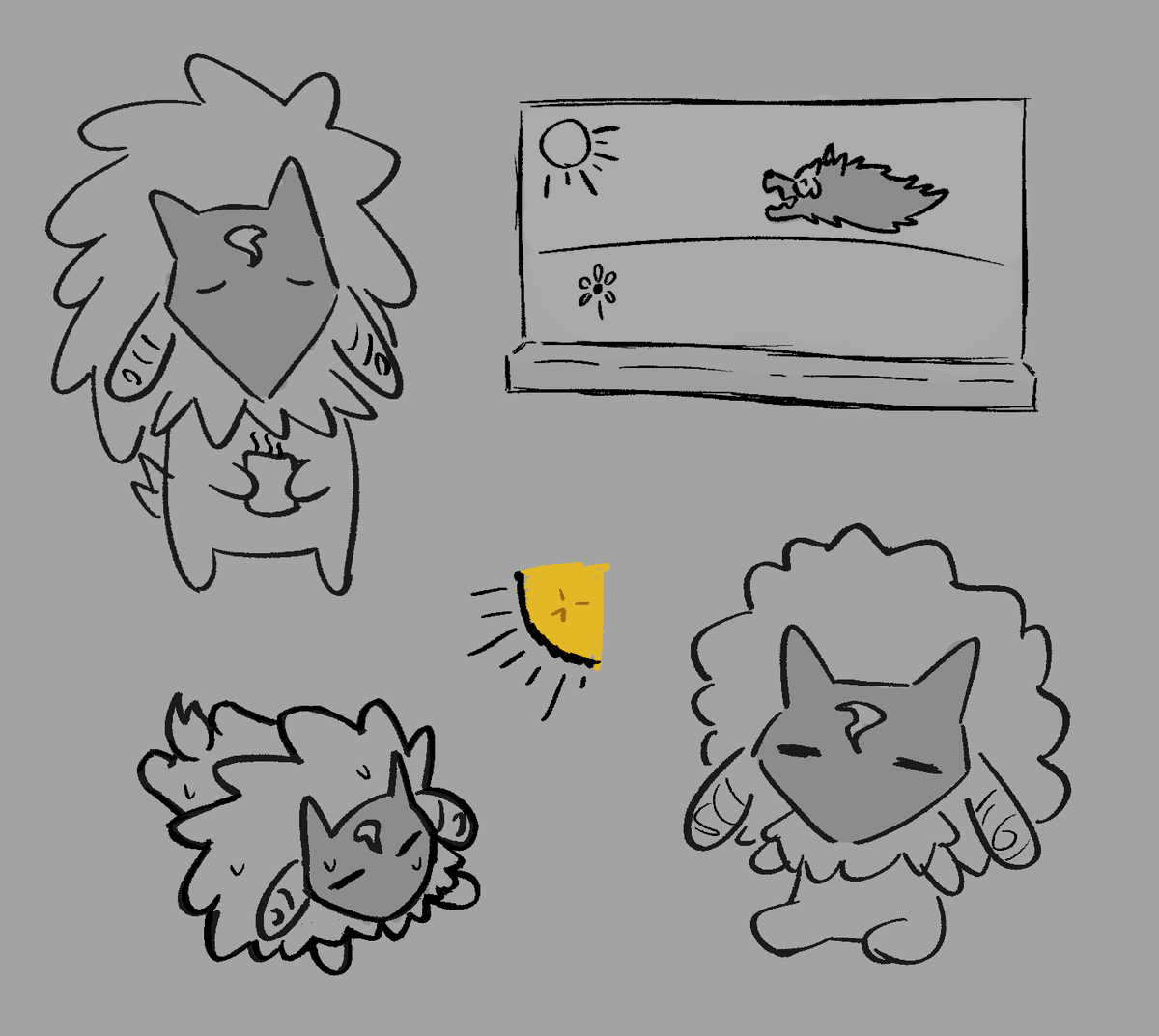 SerynSkies's tweet image. been struggling to draw recently i can't handle summer very well