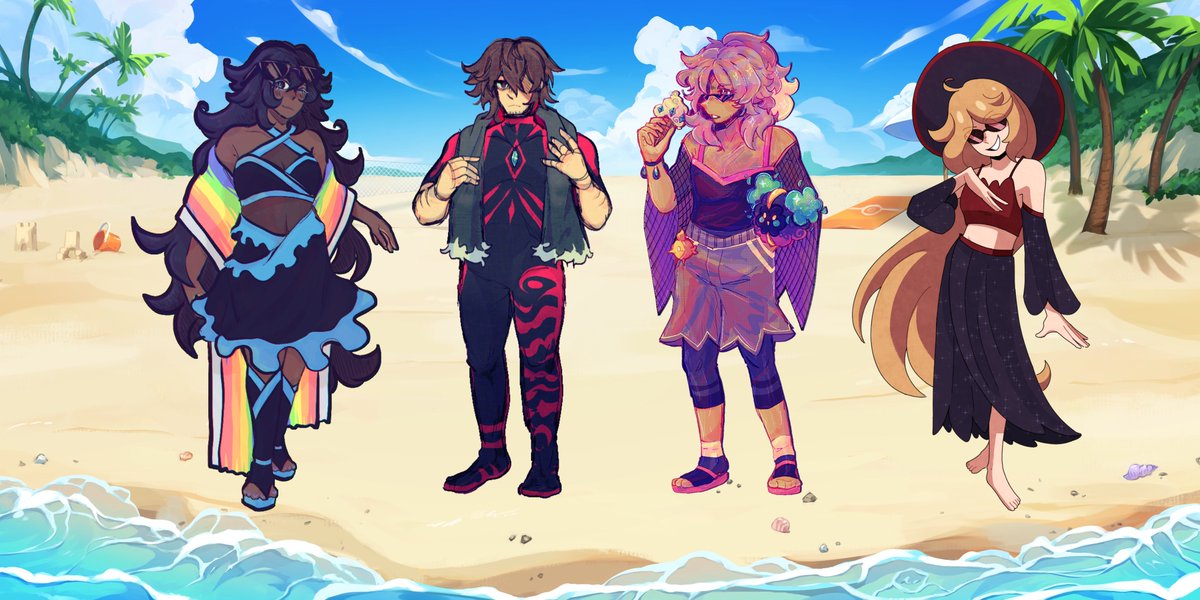 Nymiera, Vitus &amp; V by <a href="/cherubinym/">🍄🧡🐾🐈🪴🦋🌌🌈</a>!
M2 by @/moonpaw on Tumblr!