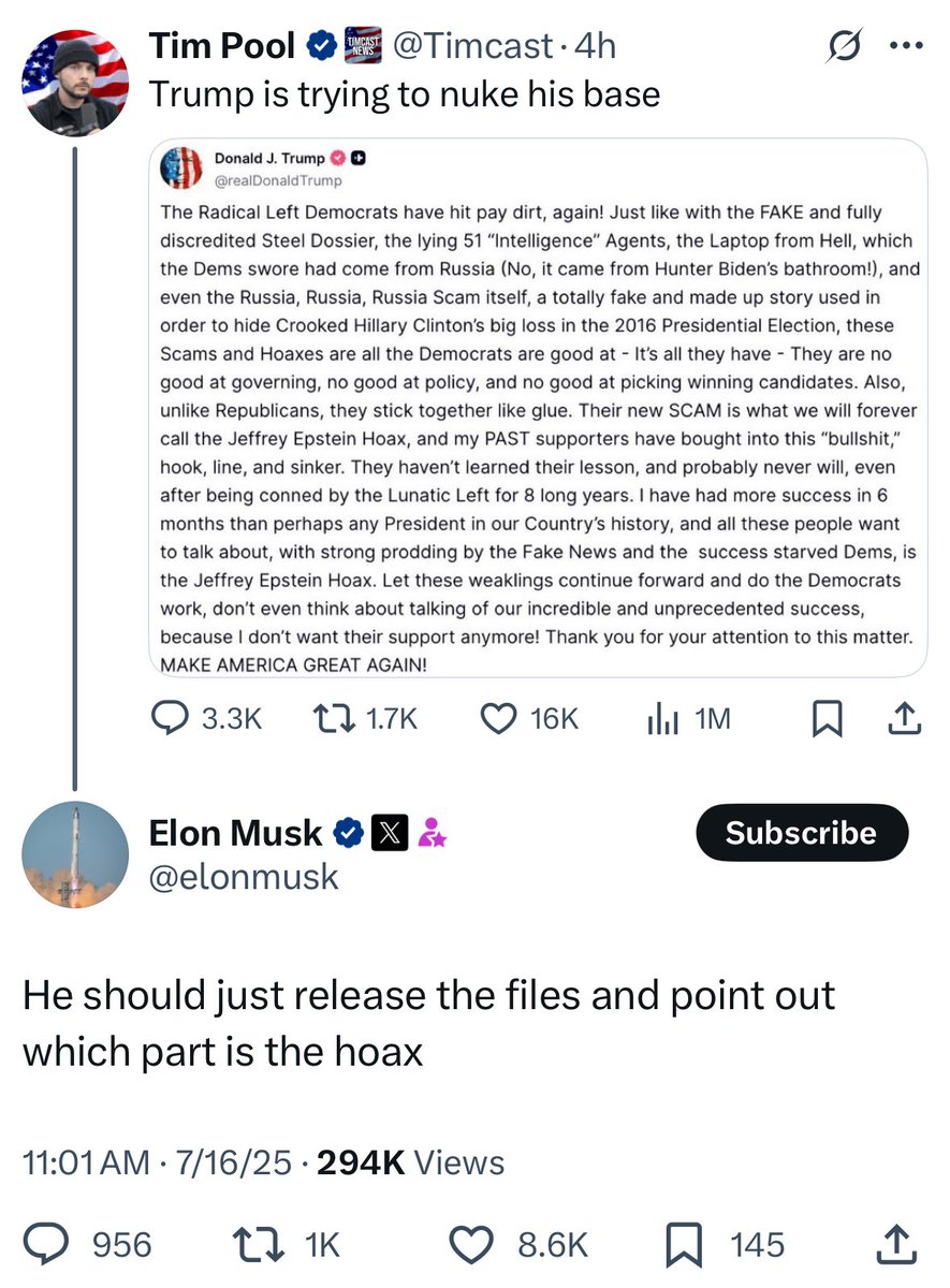I’m on team RELEASE THE FREAKING EPSTEIN FILES!!!