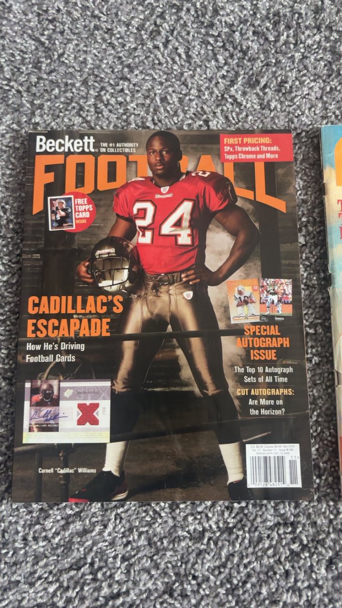 BucsArchive1976's tweet image. 3 new magazines for the collection. The Ricky Bell cover is sweet