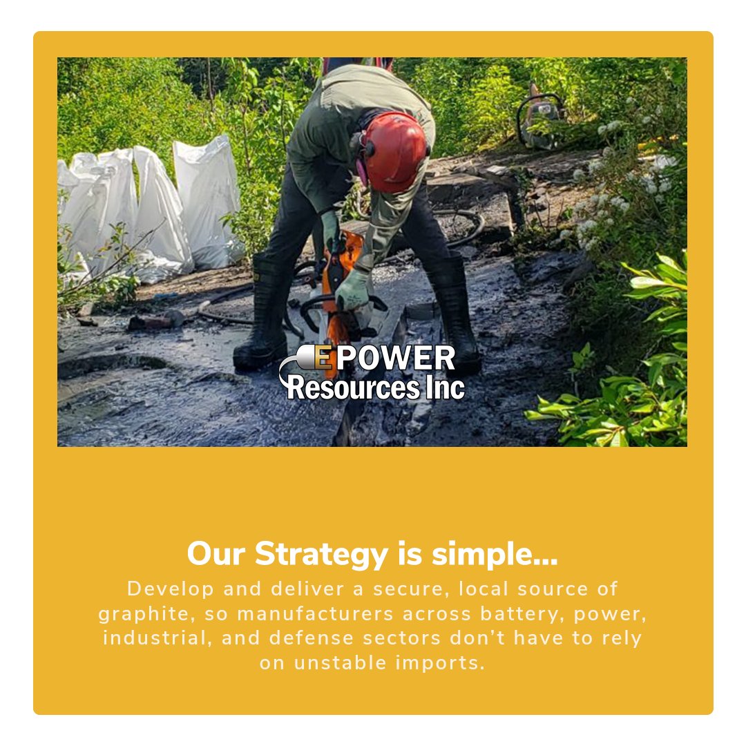 We don’t just explore — we execute. ⚡🔋 🔑 Our mission: Deliver a secure, local graphite supply so manufacturers don’t have to rely on unstable imports.

👉 See how <a href="/EPower_Res/">EPower_Res</a> is powering the future with Québec graphite: e-powerresources.com

#MadeInQuebec #GraphiteStrategy