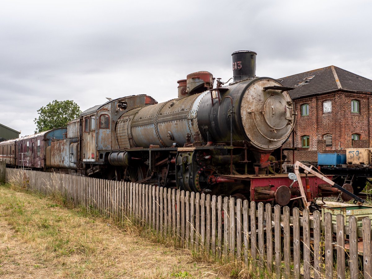 Rail_Photter's tweet image. In the heart of Lincolnshire.
AB Motala Verkstad (Ex Swedish Railways) 1313 4-6-0 Works No 586/1919 Ludborough Lincolnshire Wolds Railway 13/07/25.