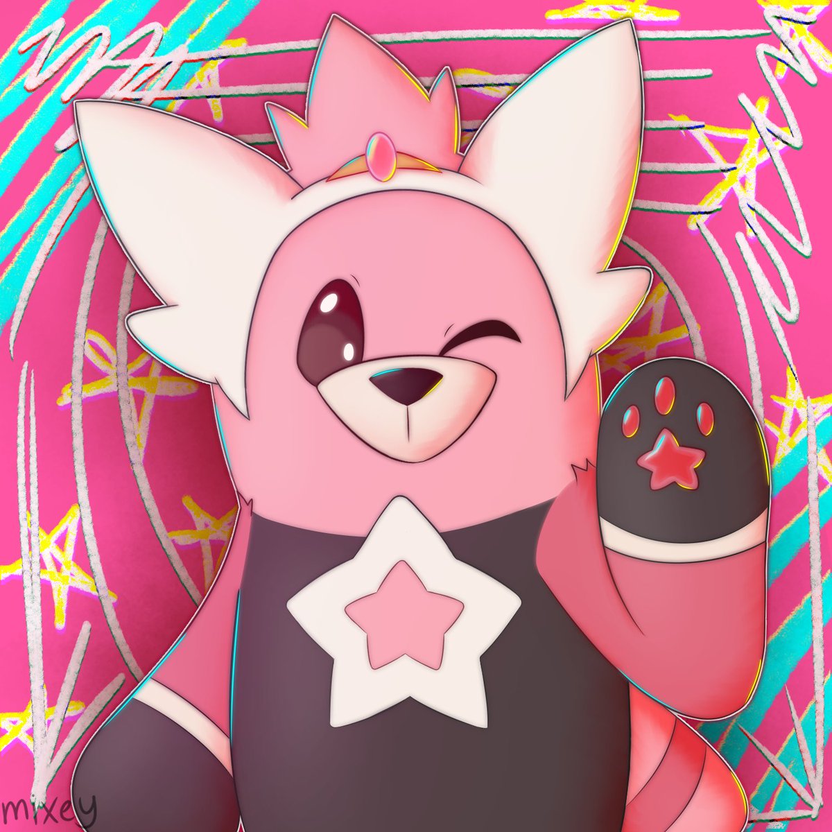 m1xey454's tweet image. comm for @StarBrightFur !!!! 
thank you so much!