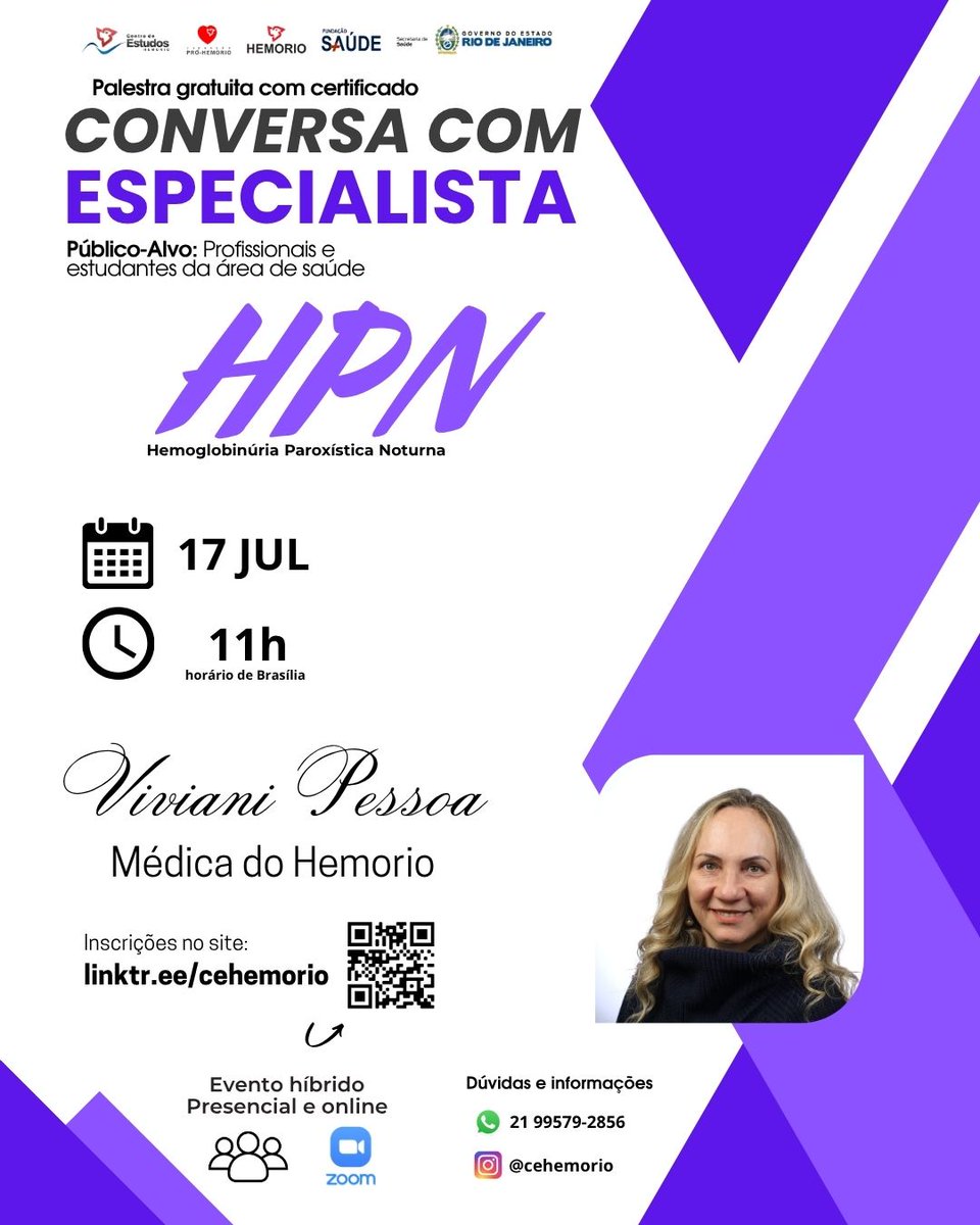 Centro de Estudos HEMORIO tweet media