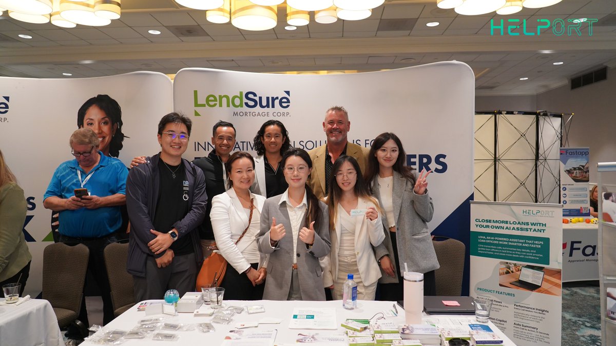 HelportAI's tweet photo. 🏁 That’s a wrap on #CAMP2025!
From game-changing convos to powerful new partnerships, we’re more excited than ever about the future of #AI in mortgage.
#HelportAI #MortgageTech #LoanOfficers https://t.co/Qy9VZDdslr