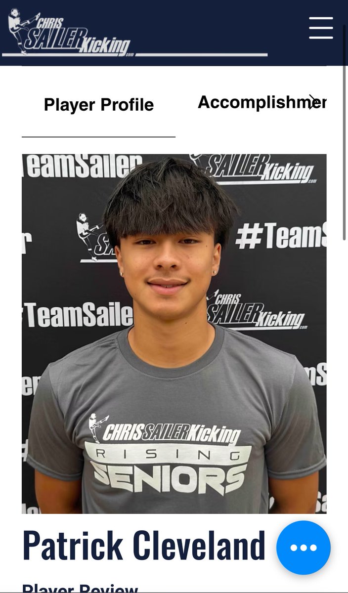 Patrick Cleveland 4.5⭐️ (@patcleveland) on Twitter photo Very Grateful to be ranked a 4.5⭐️ Kicker and #104 in America 🇺🇸. Thank you <a href="/Chris_Sailer/">Chris Sailer Kicking</a> for my FIRST EVER kicking camp. Great Experience!! #allin
<a href="/SC_BulldogFB/">Summer Creek Football</a> <a href="/CoachKRHarrison/">Coach Harrison, M.Ed.</a> <a href="/coachERiosJr/">Eddie Rios</a> <a href="/Sowell33/">Sowell 33 (Dad)</a> <a href="/SowellChase/">Chase Sowell</a> Very Grateful to be ranked a 4.5⭐️ Kicker and #104 in America 🇺🇸. Thank you <a href="/Chris_Sailer/">Chris Sailer Kicking</a> for my FIRST EVER kicking camp. Great Experience!! #allin
<a href="/SC_BulldogFB/">Summer Creek Football</a> <a href="/CoachKRHarrison/">Coach Harrison, M.Ed.</a> <a href="/coachERiosJr/">Eddie Rios</a> <a href="/Sowell33/">Sowell 33 (Dad)</a> <a href="/SowellChase/">Chase Sowell</a>