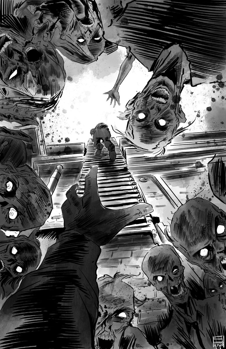 Another one o’ them days. 

#art #artist #artwork #zombies #zombieapocalypse #comics #makecomics #comicart #illustration