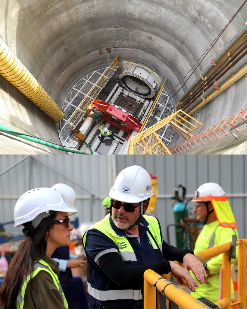 El Proyecto Colector Principal del Río Matasnillo, avanza con gran ritmo, con nuestra segunda tuneladora, podremos dar continuidad a la obra que se ejecuta en la ciudad de Panamá, la cual busca recuperar las condiciones sanitarias y ambientales de este cuerpo de agua.