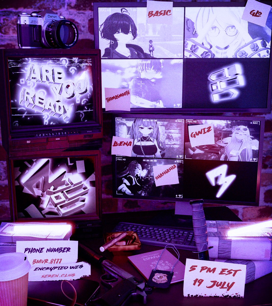 BLACKMARKETVR's tweet image. ARE YOU READY?馃敟
馃毃BLACK MARKET X SEREN馃毃
5 PM EST - JULY 19
@ThomaSmooth
@/glomee.bsky.social
@basicgodly
@llena_vrc
@Gwizdashiz
@/shashasha.love
How To join: vrc.group/BMVR.8177 / seren.club
Discord: discord.gg/96KAdqY3M6
See you there!!馃挅馃敟