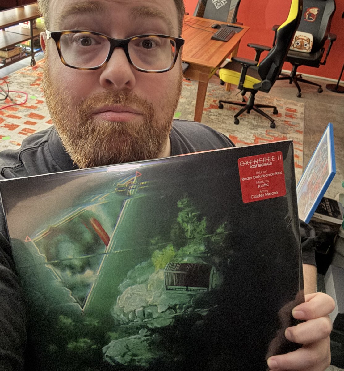 JesseCox's tweet image. Pleasantly surprised by my @iam8bit Vinyl Mystery Bundle &lt;3
Not to mention music from my dude @scntfc ?! Very excited to listen when I get home.