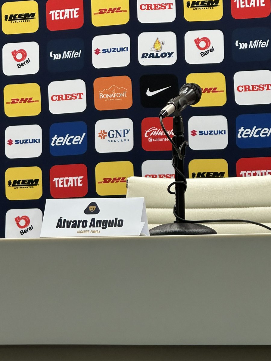 Listos para la presentación del segundo refuerzo de #Pumas #Angulo 

🚨Atención que habrá más información de refuerzos en las próximas horas