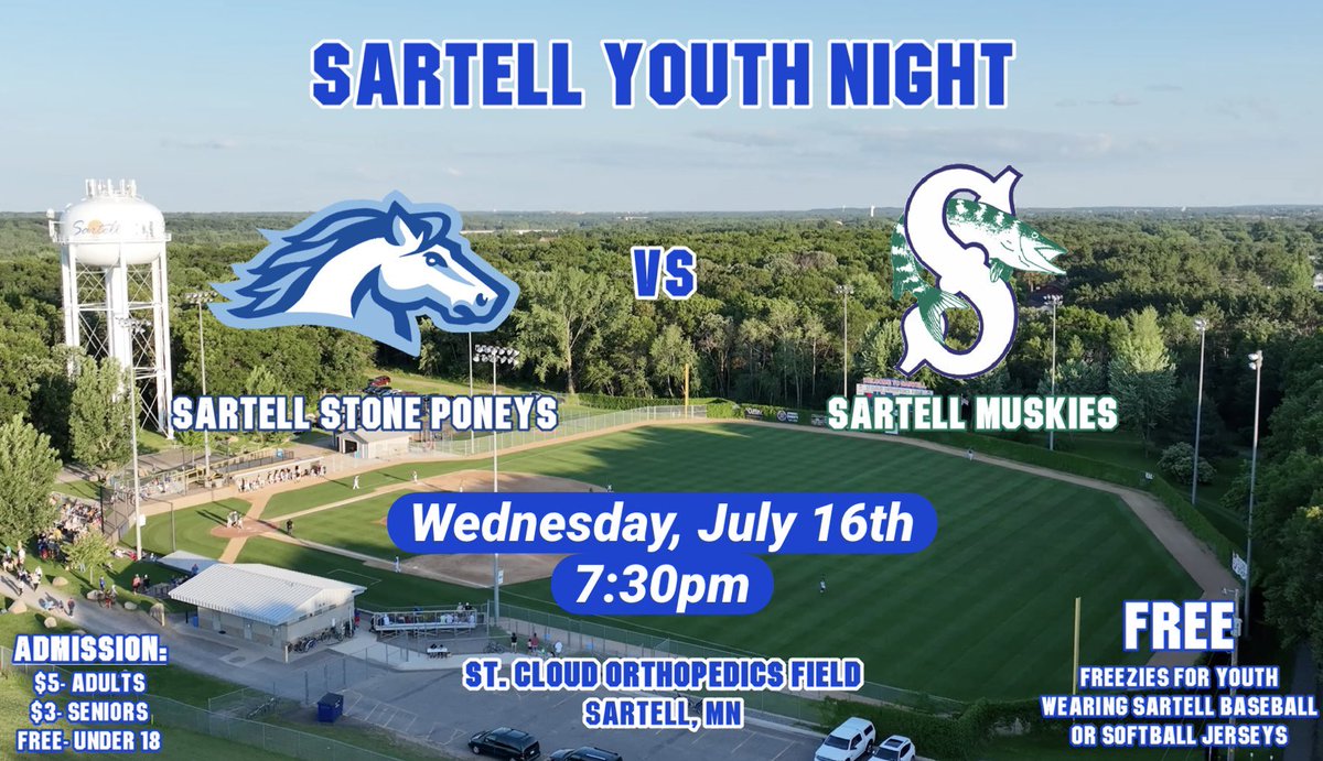 Sartell_Muskies's tweet image. Game is still on for tonight!