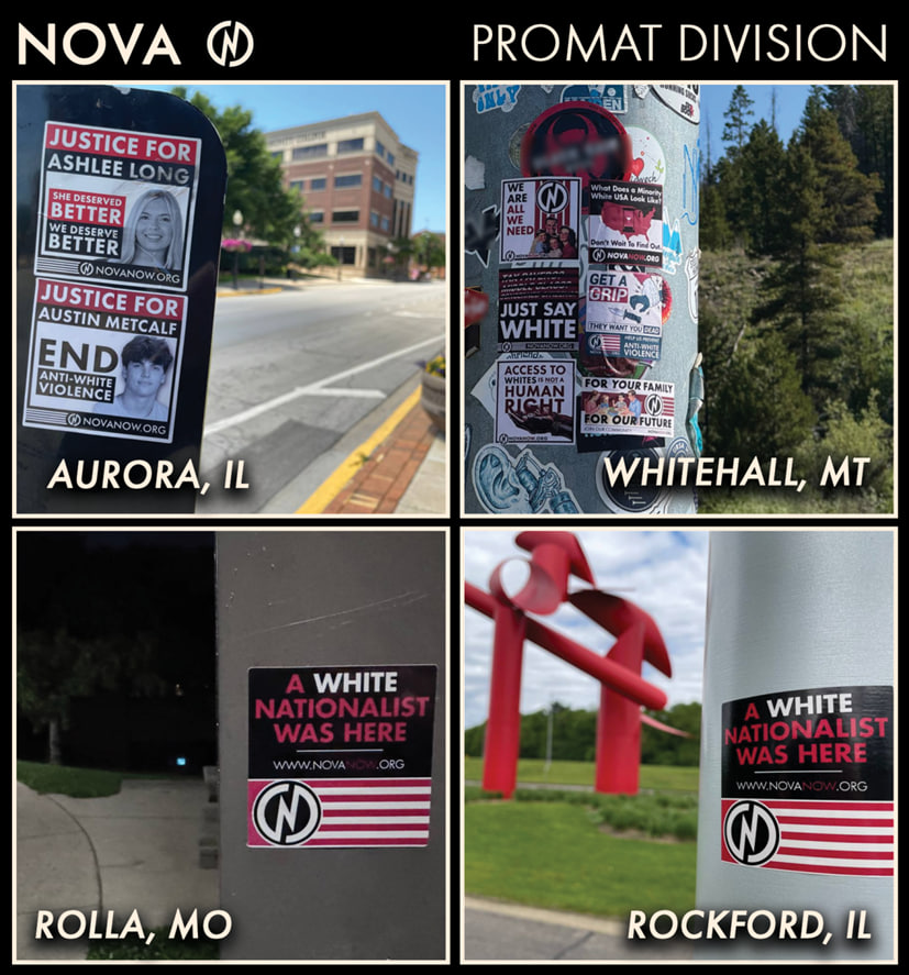 NOVANOWUSA's tweet image. More pro-White material posted in Whitehall, MT, Aurora, IL, Rolla, MO, Rockford, IL and elsewhere, proudly proclaiming “A White nationalist was here.”
Online activism will only get us so far, find an IRL community today (website in bio)
