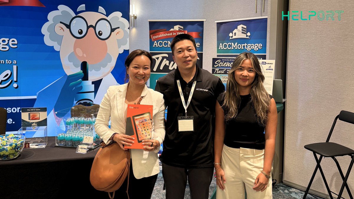 HelportAI's tweet photo. Thanks to our booth partner @lendsure  &amp; shoutout to @ACCMortgage  we WON the raffle 🎉 (hello Fire HD 10 👀)
Until next time — onward and upward 🚀
#Proptech #TradeShowSuccess #FintechFuture #mortgages https://t.co/l4A4Gqmnfr